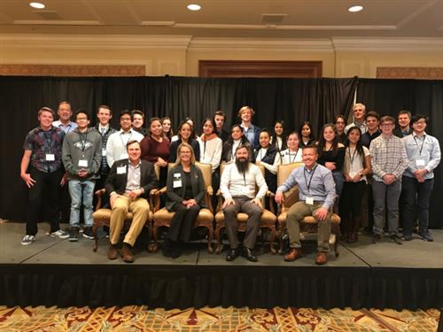 photo of students and sponsors at Sun Valley Development Economic Summit 